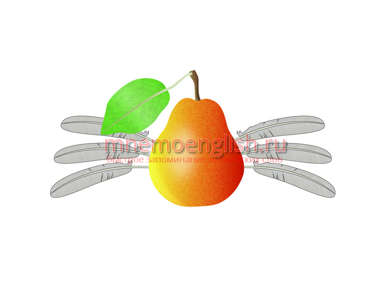 Мнемокартинка: Pear — Груша