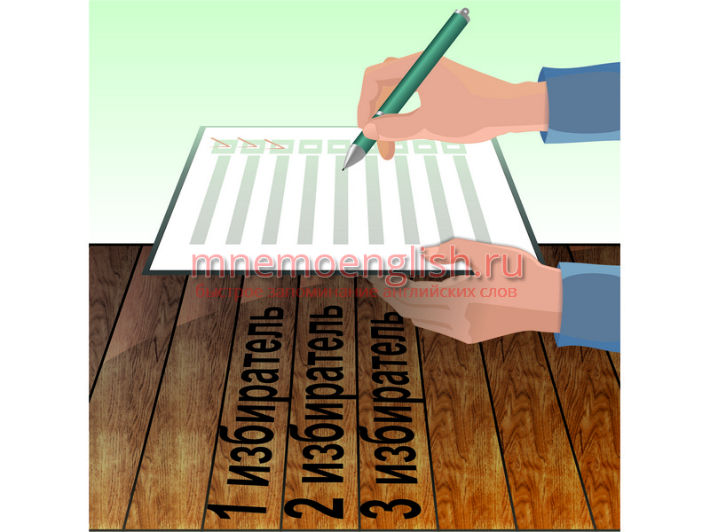 Мнемокартинка: Poll — Список избирателей