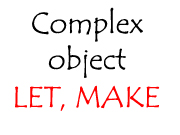 Сложное дополнение (Complex Object) с глаголами LET и MAKE