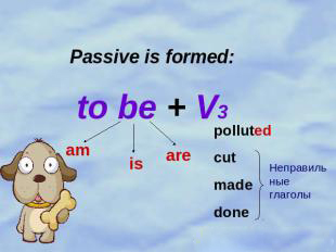 формула образования passiv voice english